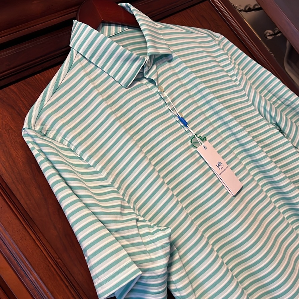 Brand New Southern Tide Quick Dry Fabric, Stretch,UV Protection Luxury Golf Polo - Picture 4 of 10